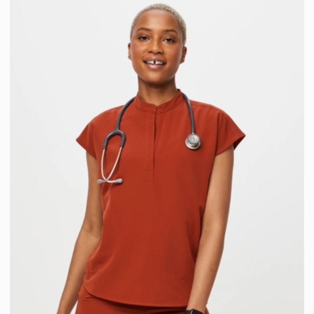 Figs S Auburn Rafaela Oversized Scrub Top